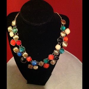 Multi-Color Statement Necklace